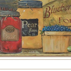 HomeRoots Set of Three Country Kitchen Framed Prints - Charming Wall Art for Cozy Dining Spaces 406625