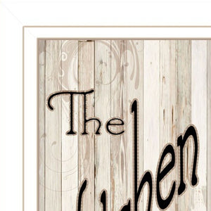 HomeRoots Set of Five Kitchen Friendship Prints - Modern Framed Wall Art for Stylish Dining Spaces 406663