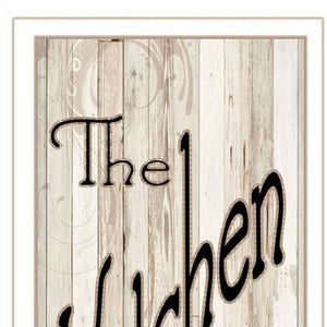 HomeRoots Set of Five Kitchen Friendship Prints - Modern Framed Wall Art for Stylish Dining Spaces 406663