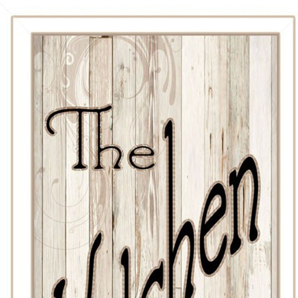 HomeRoots Set of Five Kitchen Friendship Prints - Modern Framed Wall Art for Stylish Dining Spaces 406663