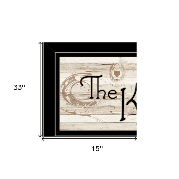 HomeRoots Set of Three Kitchen Wall Art Prints - Black Framed Decor for a Warm, Inviting Home Atmosphere 406677