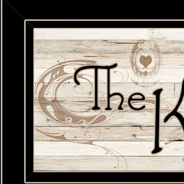 HomeRoots Set of Three Kitchen Wall Art Prints - Black Framed Decor for a Warm, Inviting Home Atmosphere 406677