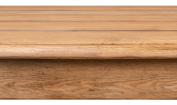 Sarreid Bixby Dining Table - Stunning Stony Grey/Black Wash Finish With Reclaimed Pine For Rustic Charm Brown  40678