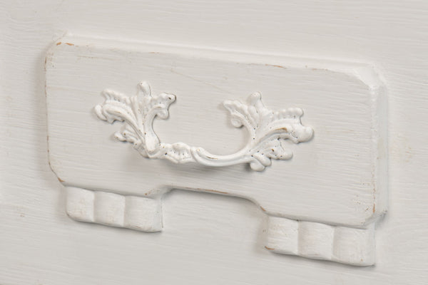 Sarreid Altus Commode - Elegant Antique White Finish With Reclaimed Pine Design For Timeless Style White  40679-3