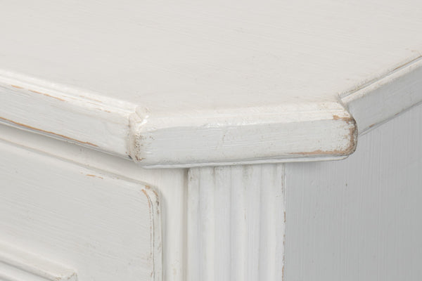 Sarreid Altus Commode - Elegant Antique White Finish With Reclaimed Pine Design For Timeless Style White  40679-3