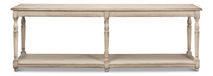 Sarreid Jensen Console - Stylish Stony Grey Finish With Reclaimed Pine For Rustic Elegance In Any Space Grey  40685