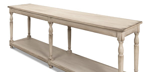 Sarreid Jensen Console - Stylish Stony Grey Finish With Reclaimed Pine For Rustic Elegance In Any Space Grey  40685