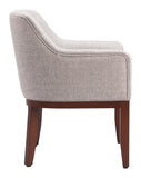 Berbera Dining Chair Gray 109977 Zuo Modern