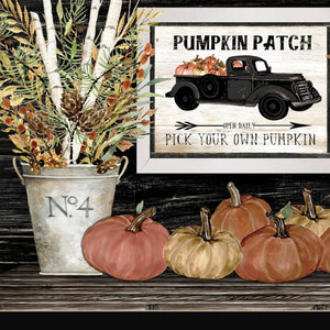 Homeroots Set Of Two Harvest Moon 3 Black Framed Print Kitchen Wall Art  Paper 407063