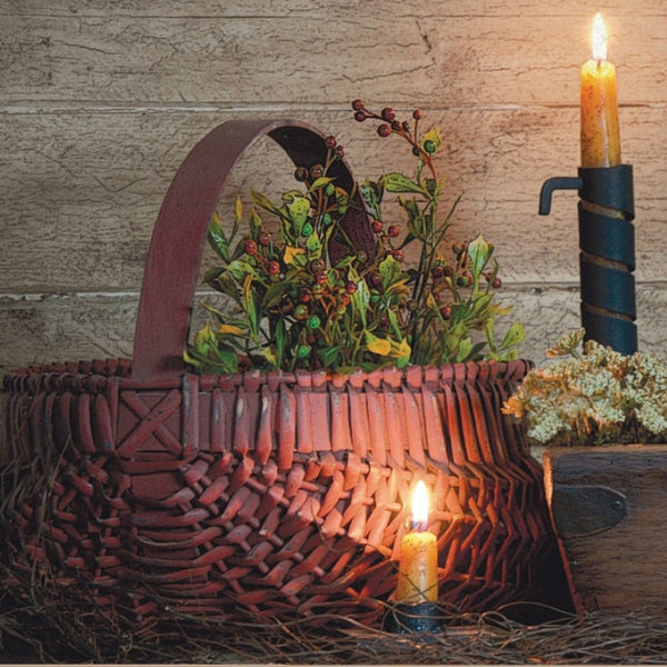 HomeRoots Set of Two Rustic Country Candlelight Framed Prints for Cozy Home Décor & Easy Wall Styling 407088