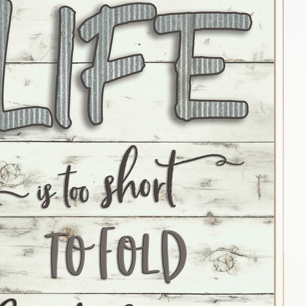 Homeroots Set Of Two Loads Of Fun 1 White Framed Print Bathroom Wall Art  Paper 407106