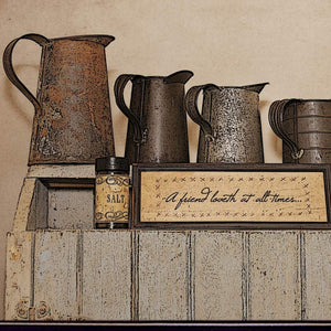 Homeroots Set Of Two Homemade Is Best 3 Black Framed Print Kitchen Wall Art  Paper 407117