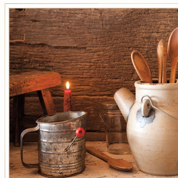 Homeroots Set Of Two The Nail Keg White Framed Print Wall Art  Paper 407206