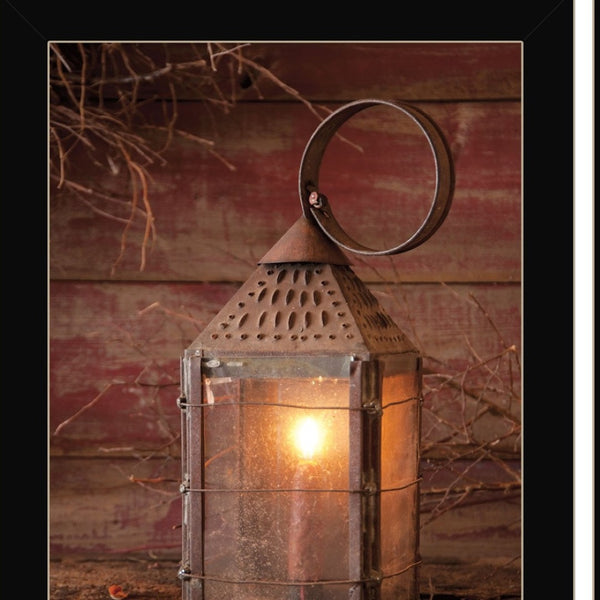 HomeRoots Set of Two Innkeepers Lantern Framed Prints - Modern Black Wall Art for Home & Office Decor 407214