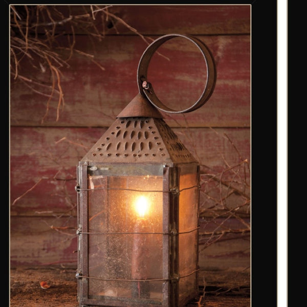 HomeRoots Set of Two Innkeepers Lantern Framed Prints - Modern Black Wall Art for Home & Office Decor 407214