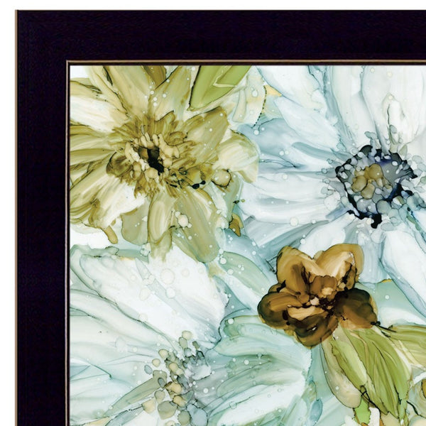 Homeroots Set Of Two Sea Glass 3 Black Framed Print Wall Art  Paper 407217