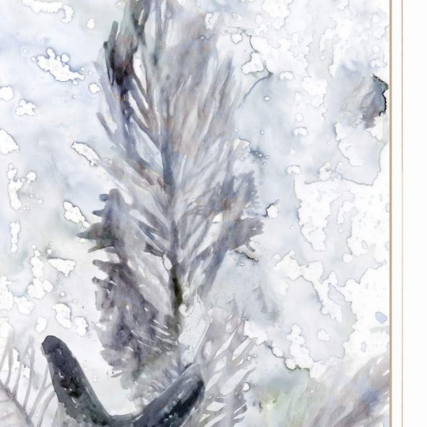 Homeroots Set Of Two Ocean 1 White Framed Print Wall Art  Paper 407262