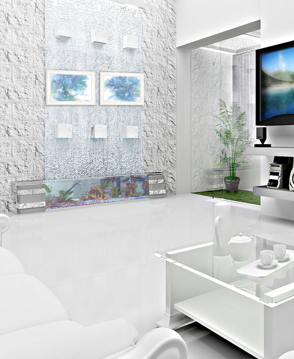 Homeroots Set Of Two Morning Glory 1 White Framed Print Wall Art  Paper 407268