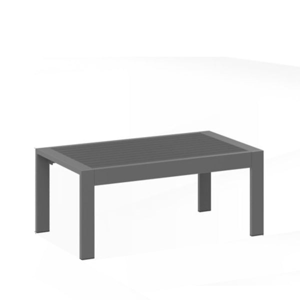 English Elm All-weather 4 Piece Outdoor Conversation Set Iron Frame Olefin Cushions Patio Seating Gray B082S00106