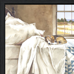 Homeroots Home Alone 1 Black Framed Print Wall Art Charcoal Wood Print On Paper 407397