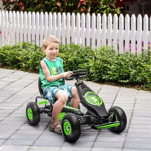 English Elm Aosom Youth Scooter Steel Frame Dual Caliper Brakes Inflatable Tire Kids Ride W2225P217461