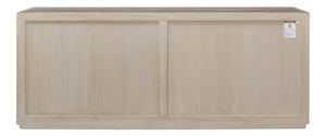 Sarreid St Martin Sideboard - Stylish Soft Grey Finish With 2 Removable Shelves, Crafted From Reclaimed Pine Grey  40761