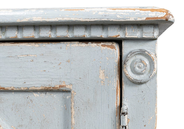 Sarreid Roanne Sideboard - Stylish Reclaimed Pine With 2 Removable Shelves In Chic Blue/Grey Finish Blue  40765