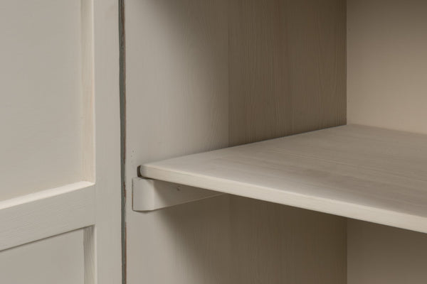 Sarreid Louvered Sideboard Sage - Stylish Reclaimed Pine With 3 Removable Shelves For Versatile Storage Green  40768-4