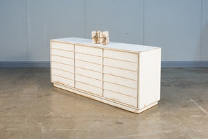 Sarreid Louvered Sideboard - Whitewashed Reclaimed Pine With 3 Removable Shelves For Stylish Storage Solutions White  40768