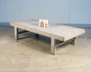 Sarreid Large Wood Panel Coffee Table In Elegant French Grey - Reclaimed Pine Design For Timeless Style Grey  40774