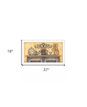 Homeroots Come Gather At Our Table 3 White Framed Print Wall Art White Wood Print 407800