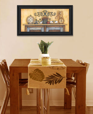 Homeroots Come Gather At Our Table 4 Black Framed Print Wall Art Charcoal Wood Print 407801