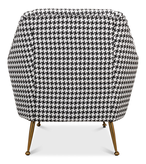 Sarreid Ziegfeld Armchair - Luxurious Zucca Linen With Gleaming Golden Stainless Steel For Elegant Comfort Multicolor  40789