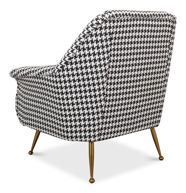 Sarreid Ziegfeld Armchair - Luxurious Zucca Linen With Gleaming Golden Stainless Steel For Elegant Comfort Multicolor  40789