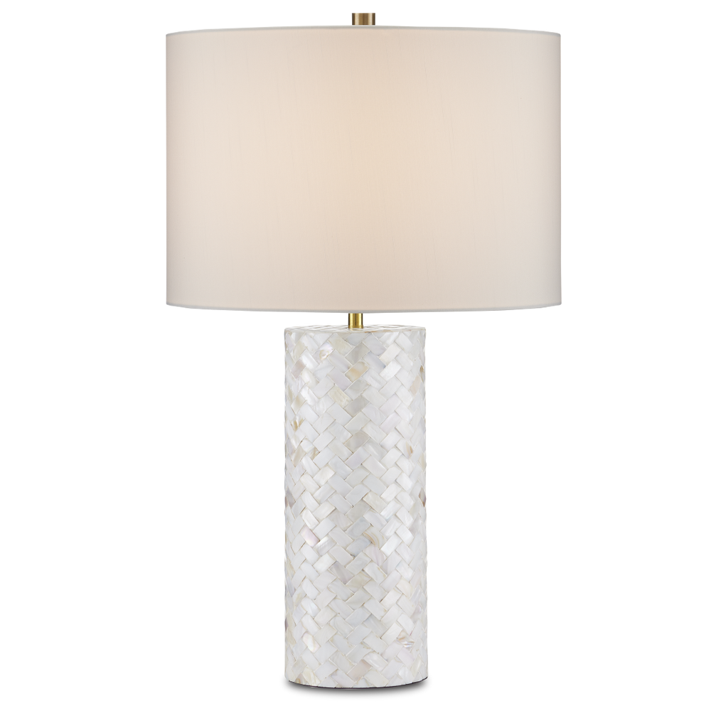 Meraki Mother-of-Pearl Table Lamp – Elegant Contemporary Design with Handcrafted Natural Beauty