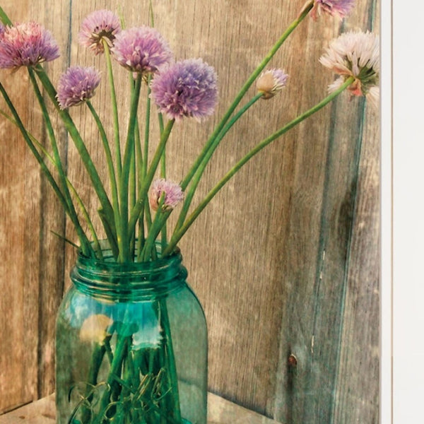 HomeRoots Set of Two Rustic Country Sunflowers and Chives Framed Prints for Charming Farmhouse Decor White 31 x 19 407903