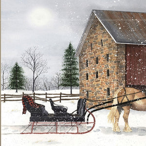 Homeroots Set Of Two Sleigh Bells Ring 2 Black Framed Print Wall Art  Wood Print 407913