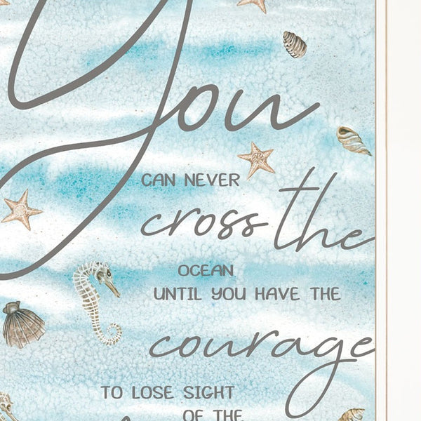 Homeroots Set Of Two Life Is White Framed Print Wall Art White Wood Print 407936