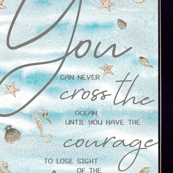 Homeroots Set Of Two Life Is Black Framed Print Wall Art Black Wood Print 407938