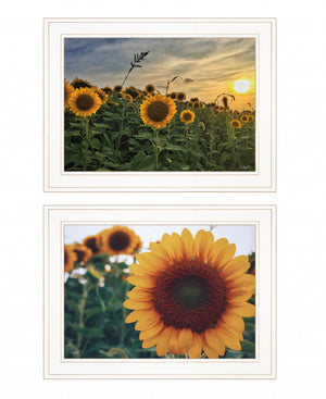 Homeroots Set Of Two Midwest Living 1 White Framed Print Wall Art White Wood Print 407950