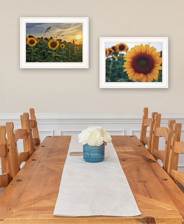 Homeroots Set Of Two Midwest Living 1 White Framed Print Wall Art White Wood Print 407950