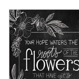 Homeroots Set Of Two Black And White Flowers In Bloom White Framed Print Wall Art White Wood Print 407966