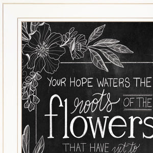 Homeroots Set Of Two Vintage Flowers In Bloom White Framed Print Wall Art White And Gold Wood Print 407967