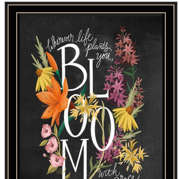 HomeRoots Set of Two Rustic Framed Wall Art Prints - Modern Farmhouse Decor for a Cozy Home Ambiance Black and Gold 29 x 18 407972
