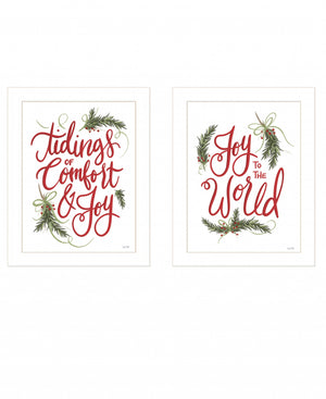 Homeroots Set Of Two Lilac And Wild Plum Bouquet 1 White Framed Print Wall Art  Wood Print 407989