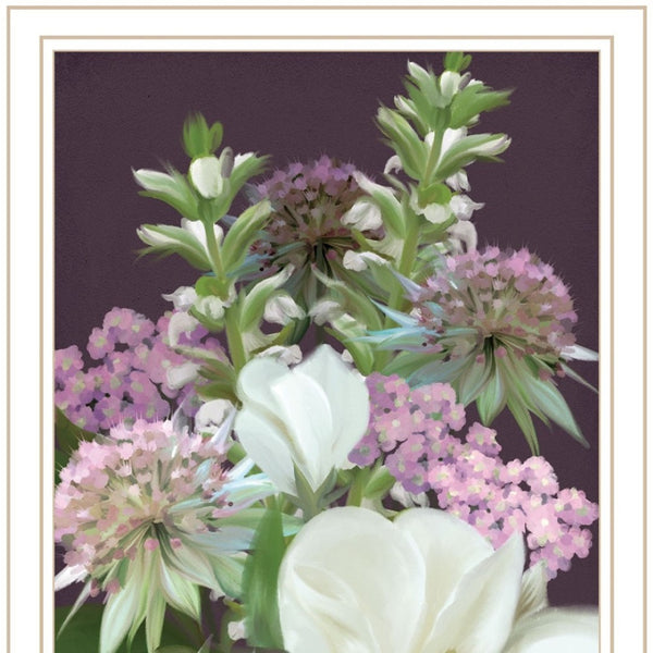HomeRoots Set of Two Lilac & Wild Plum Framed Prints - Rustic Wall Art for Modern Farmhouse Décor 407994