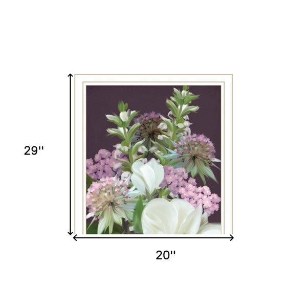 HomeRoots Set of Two Lilac & Wild Plum Framed Prints - Rustic Wall Art for Modern Farmhouse Décor 407994