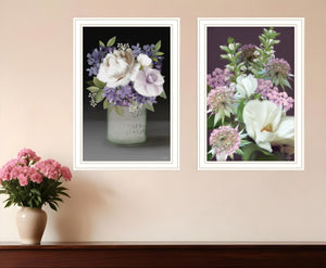 HomeRoots Set of Two Lilac & Wild Plum Framed Prints - Rustic Wall Art for Modern Farmhouse Décor 407994