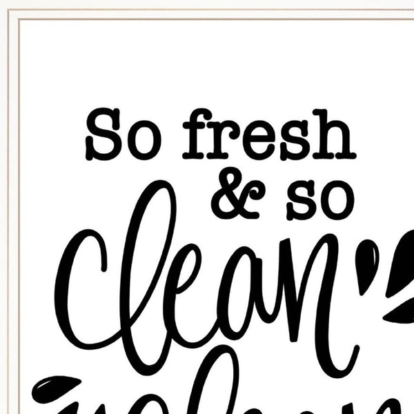 HomeRoots Set of Two Stylish White Framed Prints for Bathroom Décor - Modern Farmhouse Art for Any Space 407995
