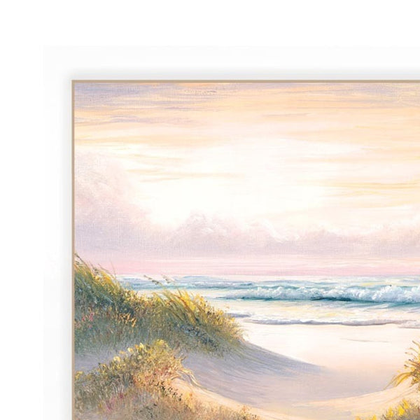 Homeroots Set Of Two The Seascape 2 White Framed Print Wall Art  Wood Print 407999